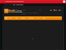 Tablet Screenshot of butikgames.com